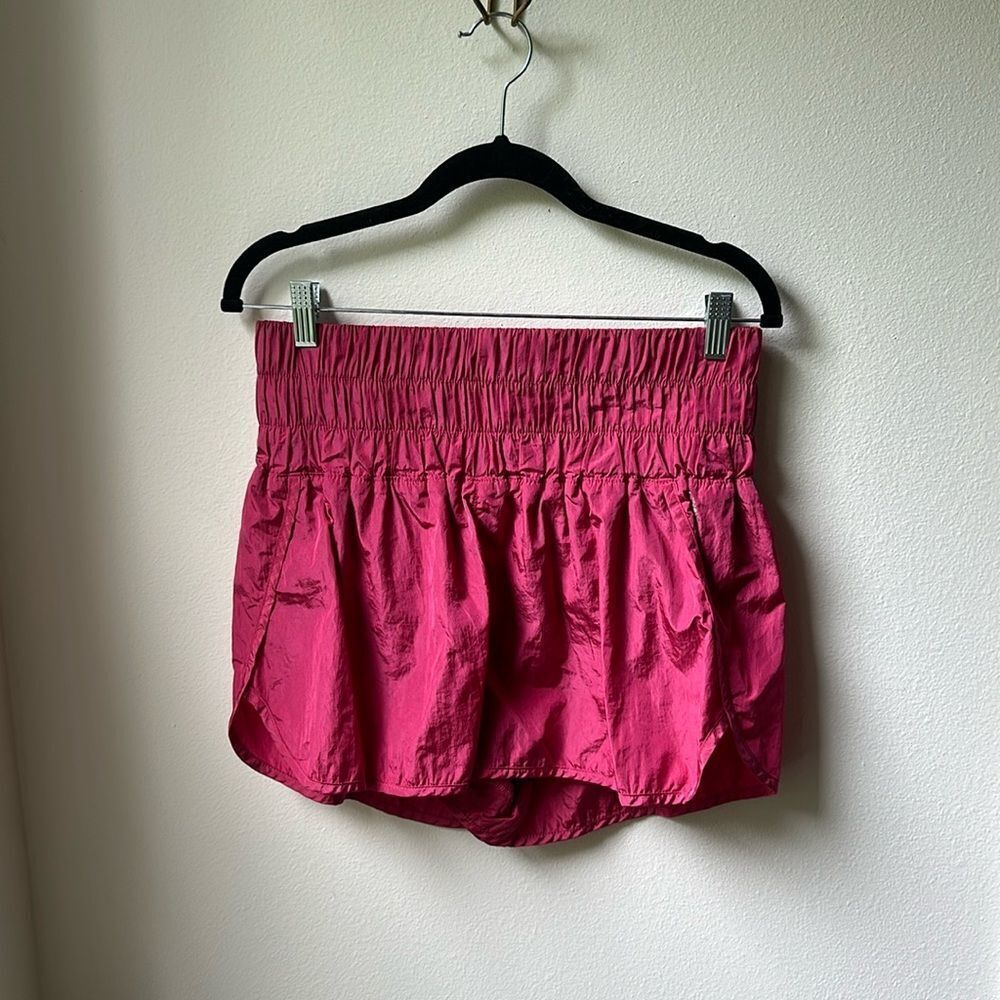 Free People Way Home Shorts, Rapid Raspberry L